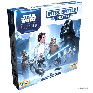 Fantasy Flight Games Star Wars: Unlimited TCG - Intro Battle Hoth - Easy-to-Learn Trading Card Game Starter Set with Pre-Built Vader & Leia Decks for - 1 of 1