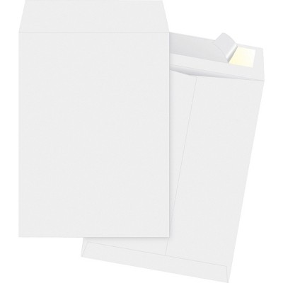 Business Source Open-End Envelopes Plain 10"x15" 100/BX White 65773