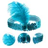 Unique Bargains Women's Feathers Faux Diamond Headbands 1 Pc - 3 of 4