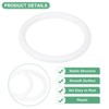 Unique Bargains Plastic Durable Multipurpose DTY Design Macrame And Knotting Supplies O Rings 30 Pcs - 2 of 4