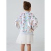 2Bunnies Girls' Unicorn Rainbow Sequin Bomber Jacket - 4 of 4