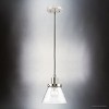 Urban Ambiance Luxury Modern Farmhouse Indoor Pendant,  8-5/8''H x 8"W x 8''D,  Brushed Nickel Finish, UHP4668 - 3 of 4