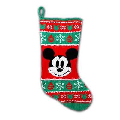 19" Disney Mickey Mouse & Friends Mickey Mouse Knit Christmas Stocking