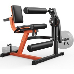 Leg Extension and Curl Machine, Lower Body Special Leg Machine, Adjustable Leg Exercise with Plate Loaded, Leg Rotary Extension - 1 of 4