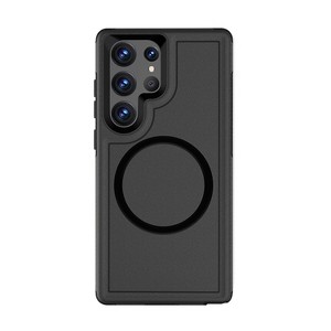 SAHARA - Raider Series Rugged Case for Samsung Galaxy S23 Ultra - Black - 1 of 4