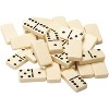 WE Games Double Six Dominoes with Spinners - Ivory Tiles, Club Size - 2 of 4