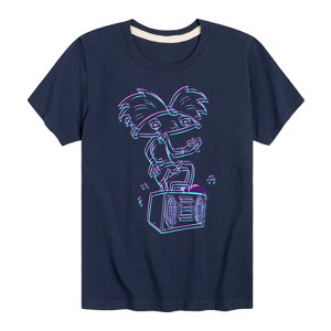 Boys' - Hey Arnold! - 3D Arnold Short Sleeve Graphic T-Shirt - 1 of 4