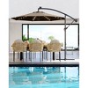 10FT Cantilever Patio Umbrella, Offset Hanging Market Umbrella , UPF 50+ & Easy Tilt for Pool, Deck, Garden - 4 of 4