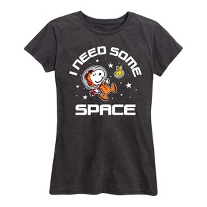 Women's - Peanuts - Space Snoopy Short Sleeve Graphic T-Shirt - 1 of 4