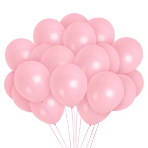 Treasures Gifted Light Pink Balloons - 12 Inch Latex Balloons - 100 Pack - 1 of 1