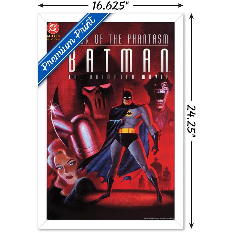 Trends International DC Comics Movie Batman: Mask Of The Phantasm - Key Art Framed Wall Poster Prints, 3 of 7