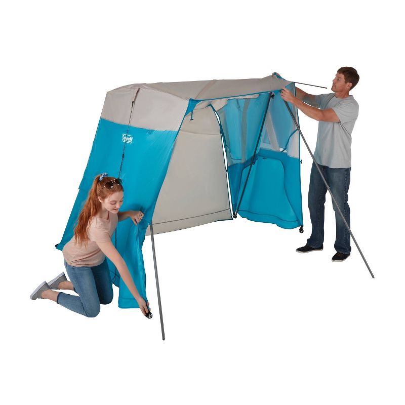 Coleman Go Shade Backpack 7&#39;x7&#39; Shelter - Caribbean Blue, 6 of 11