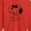 Boys' - Peanuts - Cool Joe Keep On Smiling Long Sleeve Graphic T-Shirt - 2 of 4