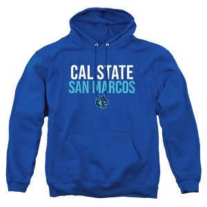 California State University San Marcos Official Stacked Adult Pull-Over Hoodie - 1 of 4