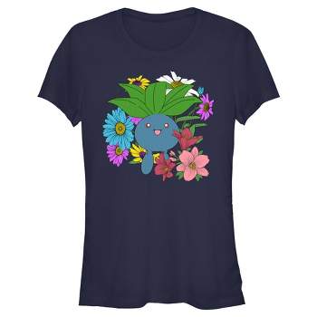 Junior's Pokemon Floral Oddish T-Shirt