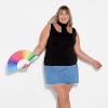 Pride Adult Parade Festival Rainbow Gradient Whip & Flip Fan - 4 of 4