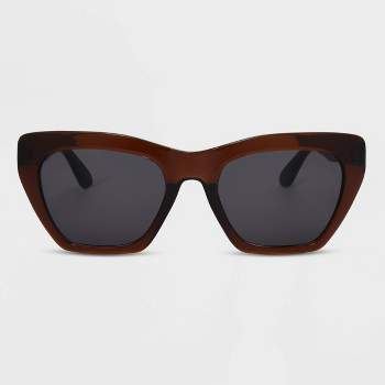 Women's Shiny Plastic Cateye Sunglasses - Universal Thread™