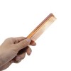Unique Bargains Lightweight Two-Color Flat Comb For Curly Hair Amber 1 Pc - 4 of 4