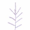 Vickerman Artifical Flocked Slim Pistol Pine Christmas Tree - 2 of 3