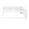PAGED Twin Size Daybed Modern Wooden Bed Frame with Trundle, Storage Space and Sockets for Bedroom, Living Room - 3 of 4