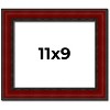 PosterPalooza | Photo Size Weathered Red Picture Frame - UV Acrylic, Foam Board Backing, Hanging Hardware - 2 of 4