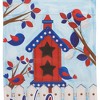 Northlight Patriotic Birds and Birdhouse "Welcome" Outdoor Garden Flag - 18" x 12.5" - 4 of 4