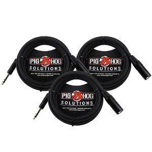 3x Pig Hog 1/4