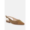 Uwaha Genuine Leather & Real Suede Slingback Flats Women - 2 of 4