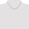 Black Bow Jewelry 1.7mm 10k Yellow Gold Polished Singapore Chain Necklace - 2 of 4