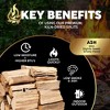 Firewood Central Kiln-Dried Wood Splits 8 in, 30–35 Pieces for Pizza Ovens, Grills, Smokers, and BBQ Cooking - 3 of 4
