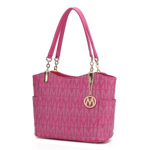 MKF Collection Braylee M Signature Tote Bag Women's Stylish Vegan Leather Handbag with Spacious Design by Mia K - 1 of 4