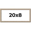 PosterPalooza | Panoramic Minimalist Silver Picture Frame - UV Acrylic, Foam Board Backing, Hanging Hardware - 2 of 4