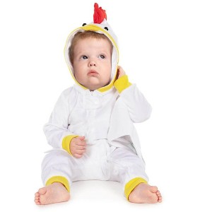 Tipsy Elves Baby/Toddler Chicken Costume for Halloween - Cute Chicken Farm Animal Costume - 1 of 1