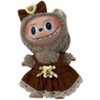 Doll Clothes Superstore Brown Corduroy Jumper with Tan Sweater Fits 17.5 cm Labubu Dolls - 3 of 4
