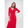 WEST K Women's Grace Faux-Wrap Maxi Dress with Tie Waist - 3 of 4