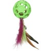 JW Pet Cataction Feather Ball Toy With Bell Interactive Cat Toy - 2 of 3