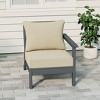 WestinTrends  Avalon Outdoor Patio HDPE Right Arm Facing Sectional Corner Club Chair with Patio Cushions - 2 of 4