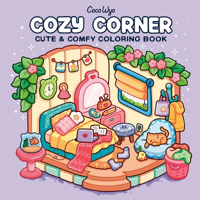 Cozy Corner - (Cozy Spaces Coloring) by  Coco Wyo (Paperback)