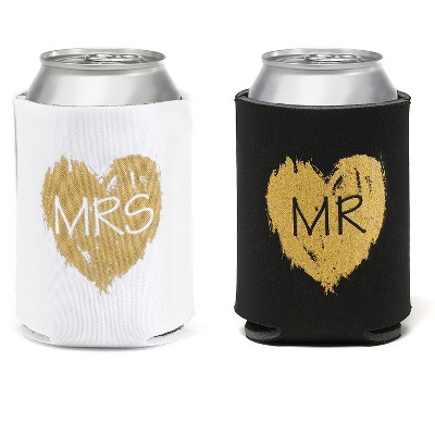 2ct Mr.'& 'Mrs.' Beverage cozy