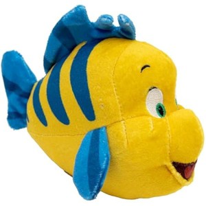 Buckle-Down Disney Dog Toy, The Little Mermaid Flounder Full Body Pose, Plush - 1 of 1