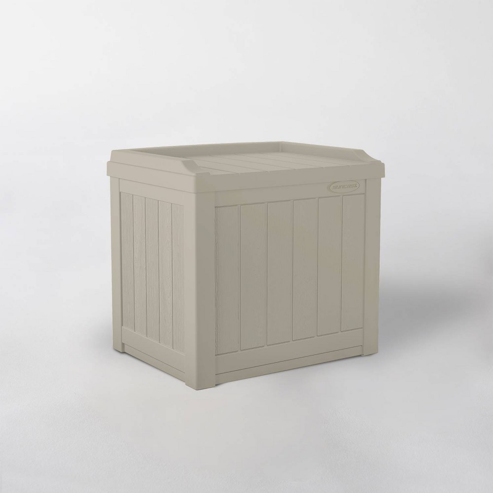 Photos - Garden Furniture Suncast 22gal Resin Storage Seat Taupe  