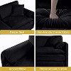 DOMETOUR Oversized 57.48" Recliner Chair with Movable Ottoman - Soft Chenille Upholstered Indoor Lounge Chair for Living Room or Bedroom - 4 of 4