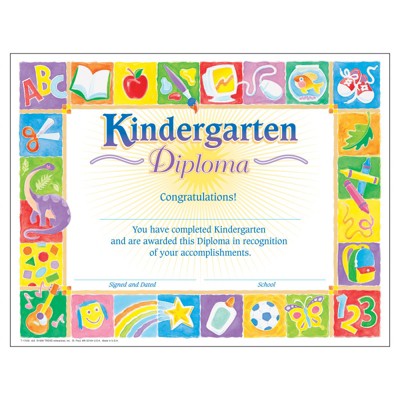 Trend Classic Kindergarten Diploma , 30 ct (Case of 4)