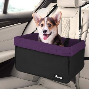 GOOPAWS Pet Travel Safety Booster Dog Car Seat with Seat Belt, 16'' - 1 of 4