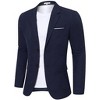 Men's Two - Button Single Blazer, Stylish and Versatile Suit Jacket for Formal and Casual Occasions - 4 of 4