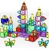 PICASSO-TILES Magnetic Tiles For Kids, 101PCS Construction STEM Building Blocks Educational Toy, Travel Size - 2 of 4