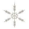 Jeweled Metal Snowflake Ornament (Set of 6) - 3 of 4