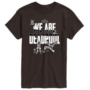 Men's - Marvel - We Are Deadpool Doodles Short Sleeve Graphic T-Shirt - 1 of 4