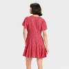 Women's Short Sleeve Button-Front Mini A-Line Dress - Universal Thread™ - 2 of 3