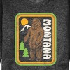 Men's - Instant Message - Montana Grizzly Bears Nature Badge Graphic Fleece Sweatshirt - 2 of 4